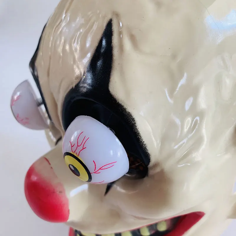 Унисекс смешной ужас клоун полная маска для лица Джокер Маска Клоун на Хэллоуин