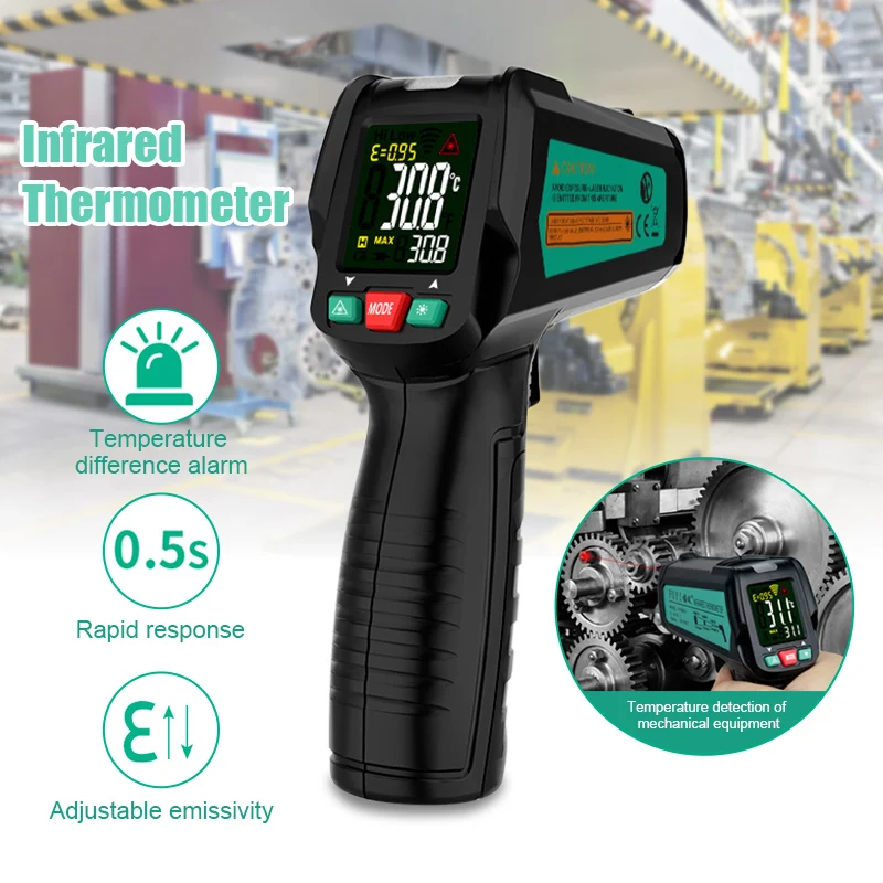201 бесконтактный термометр цифровой инфракрасный метр Ручной ИК тестеры