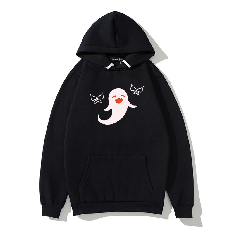 

Genshin Impact Hu Tao Cape Hoodie Women Men Kawaii Cartoon Manga Aesthetic Hot Game Streatwear Pullover Harajuku Casual