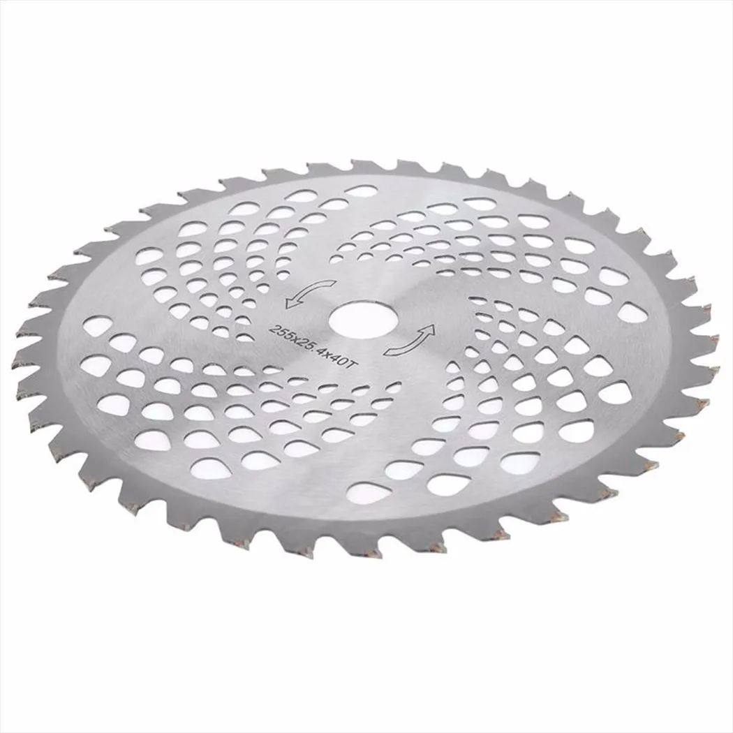 

40Tooth 25.5cm/10 Inch Brush Cutter Blade Disc Wheel For Most Petrol Brush Cutter Trim Weed Shrub Brushwood Garden Tool Accs