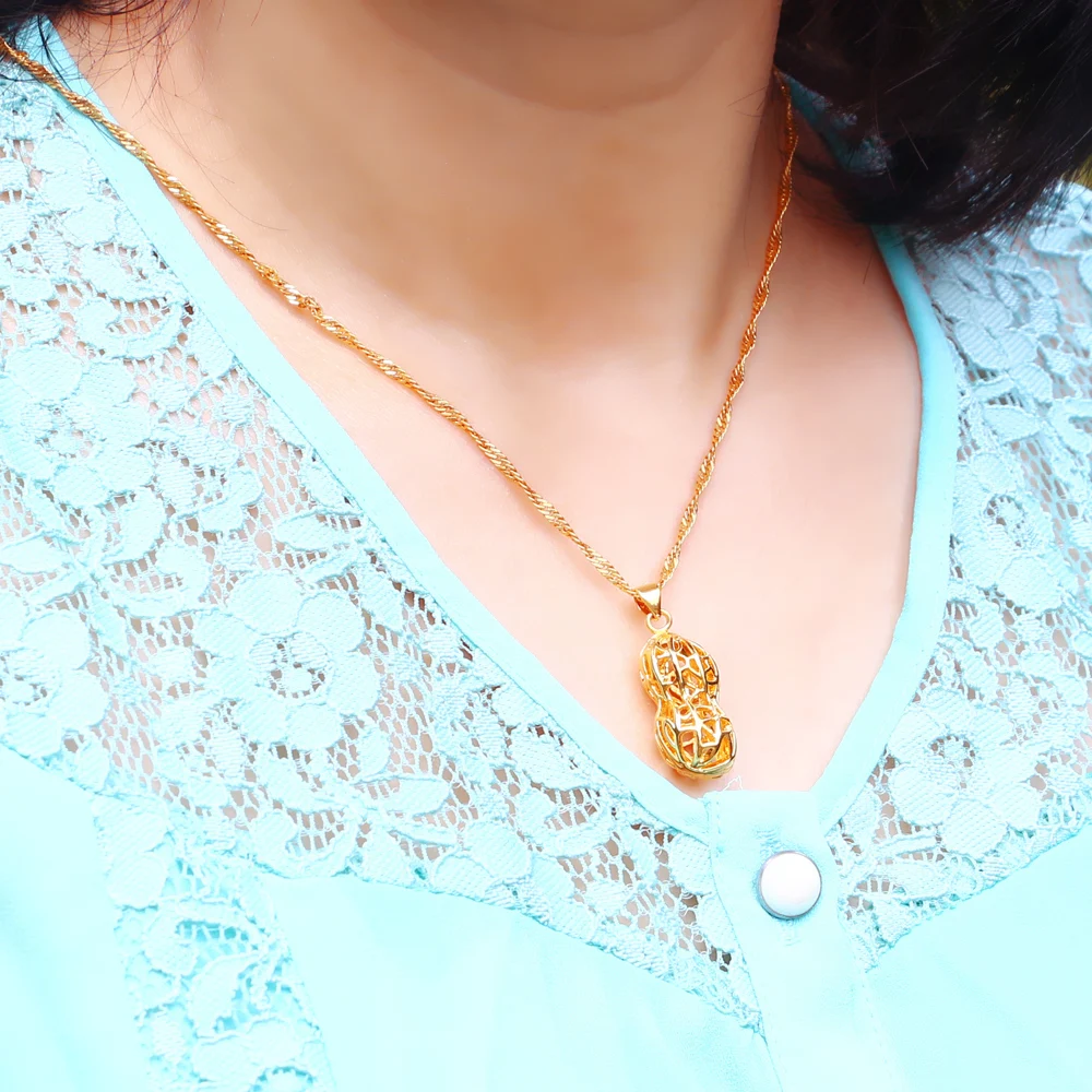 Креативное женское ожерелье из серебра 925 пробы с золотым наполнителем кулон