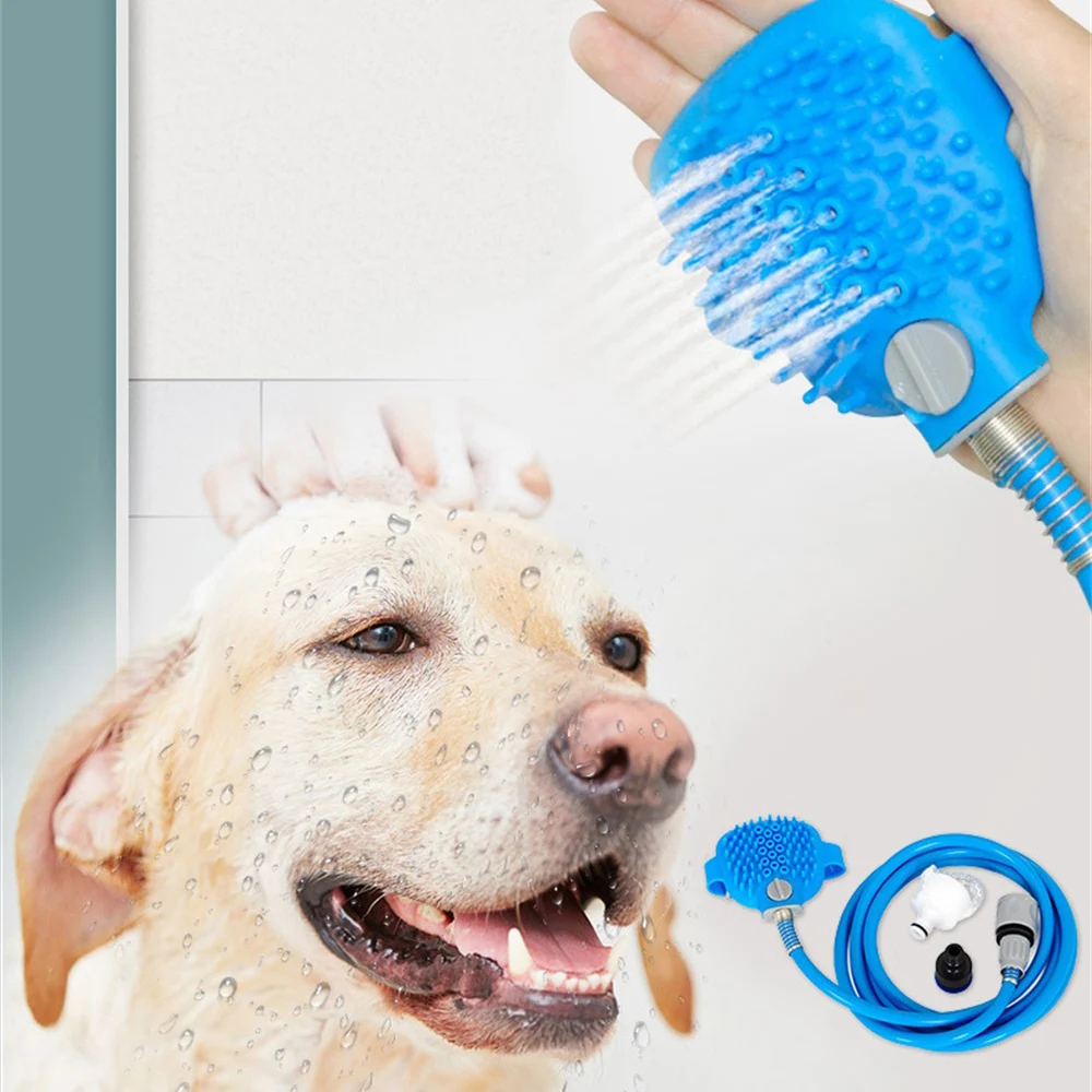 

New Pet Bathing Tool Comfortable Massager Shower Tool Cleaning Washing Bath Sprayers Dog Brush Pet Supplies Wholesale
