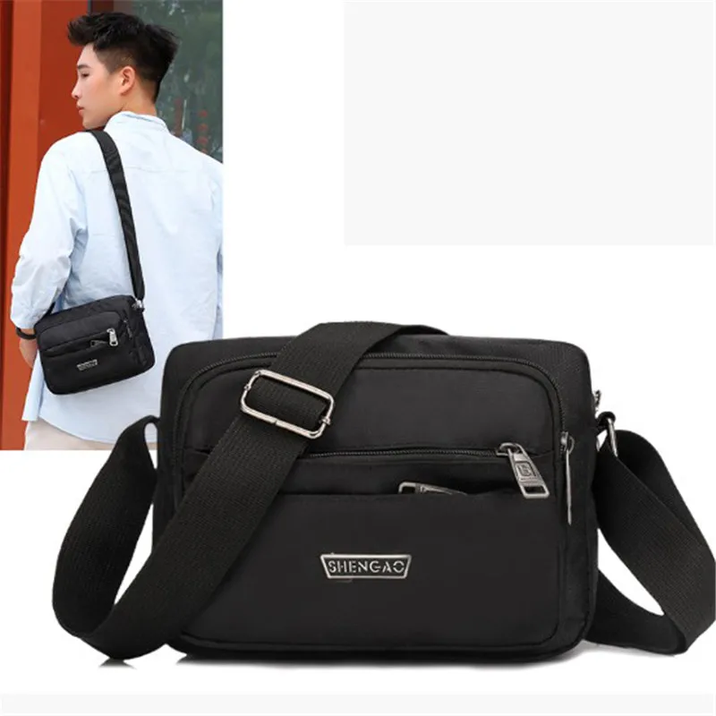 

Male Crossbody Bag Messenger Bag Male Waterproof Nylon High quality Handbag Briefcase Satchel Over Shoulder Business Male bag