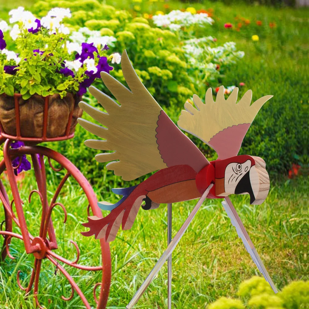 

Animal Shape Garden Art Wind Spinner Plastic Park Wind Yard Windmill Decor