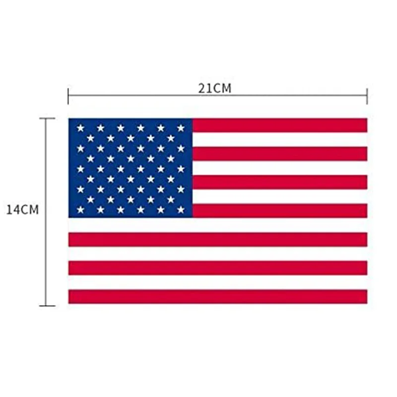 10 шт. ручной мини флаг США 14 х21 см 30 см|Украшения своими руками для вечеринки| |