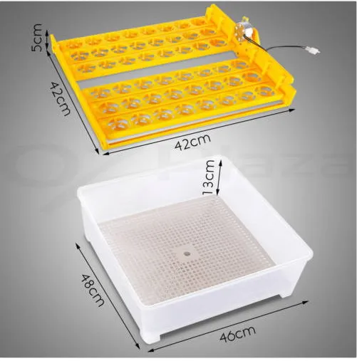 Горячая распродажа! Большой емкости 48 яиц инкубатор Автоматическая Птица Яйцо