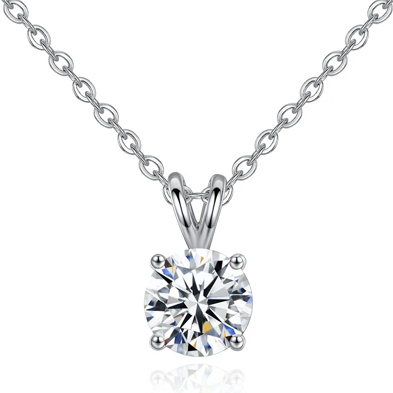 Женское Ожерелье с кулоном из циркония длинная цепочка в классическом стиле цвет