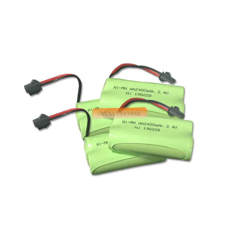 1 шт. батарея aa Ni-MH 2 4 V 2400 mAh/aa Аккумуляторная для RC электрический игрушечный