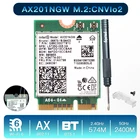 Двухдиапазонный беспроводной Wi-Fi 6 Intel AX201 5,0 Мбитс для Bluetooth 2,4 NGFF Key E CNVio 2 Wi-Fi-карта AX201NGW 802 ГГц5 ГГц 1ACax