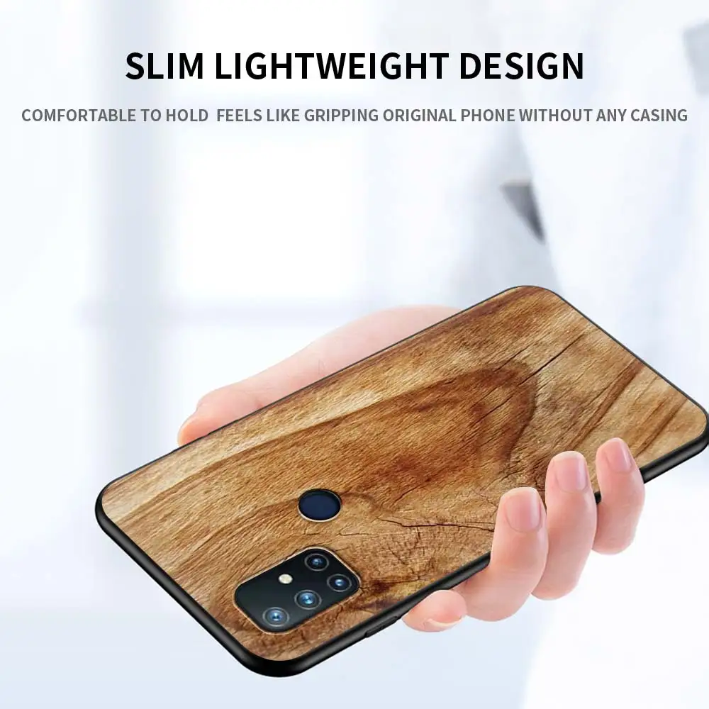 for oneplus 8 nord 7pro case for one plus z n10 5g 8t 7 pro n100 7t 6t full protection soft phone cover shelltexture wood funda free global shipping
