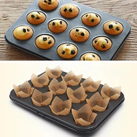 gold baking silicone bun bread forms non stick baking sheets perforated hamburger molds muffin pan tray