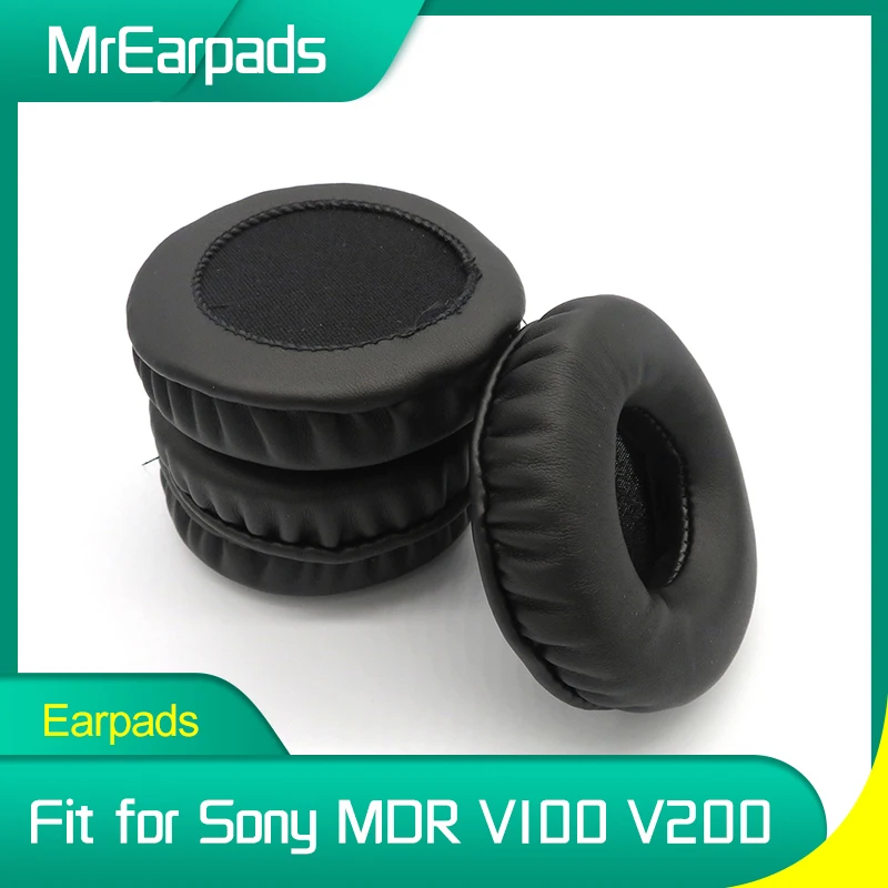 

MrEarpads Earpads For Sony MDR V100 V200 Headphone Headband Rpalcement Ear Pads Earcushions Parts