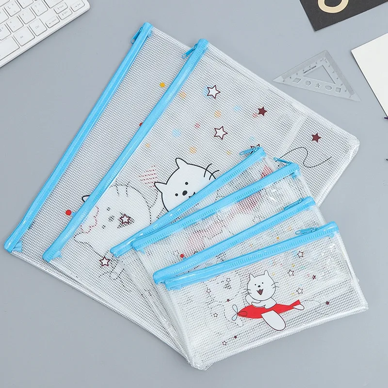 Корейская Простая Сумка-карандаш прозрачная папка для файлов Documen вместительные