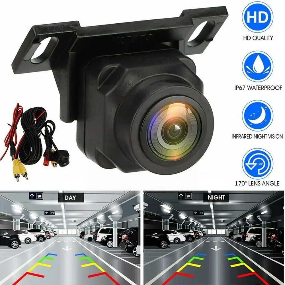 

A 1080x720p 170 Degree Fisheye Lens Starlight Reverse Vehicle Ccd Night Car View Camera Rear Camera Universal I6k8