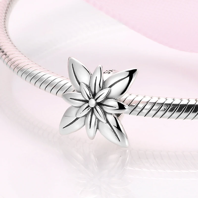 100% 925 стерлингового серебра Элегантный Дейзи фиксаторы уход за кожей лица маска