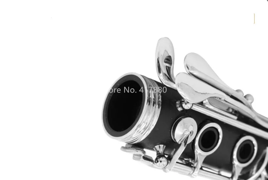 SADSN SCL-100S 17 клавиш Bb Tune Кларнет бакелит корпус Серебряная кнопка B плоский кларнет