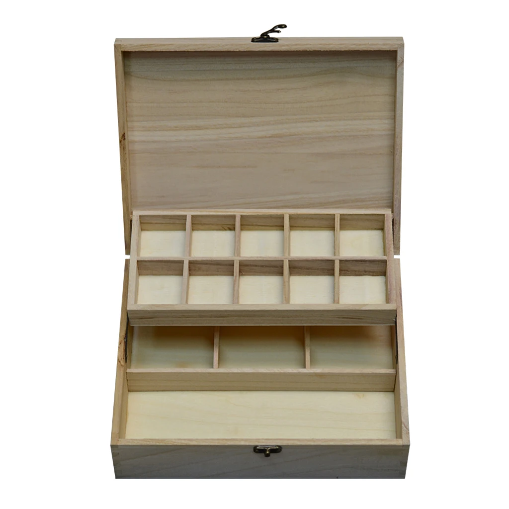 

1 Piece Wooden Jewelry Box Display Case Processing Technology for