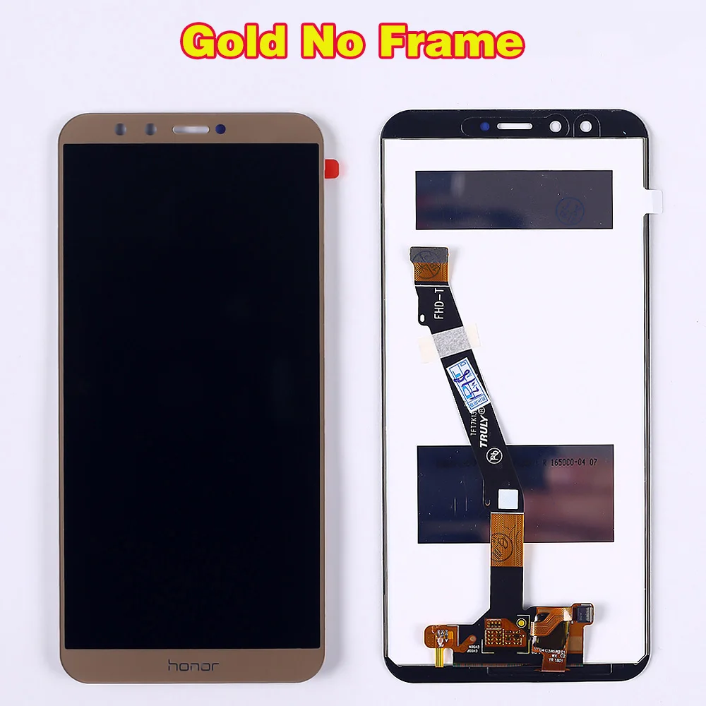 Gold without Frame Huawei ЖК-дисплей для huawei Honor 9 Lite 5,65 дюймов кодирующий преобразователь сенсорного экрана в сборе Honor 9 Молодежная рамка Бесплатные инструменты - Цвет: Gold without Frame