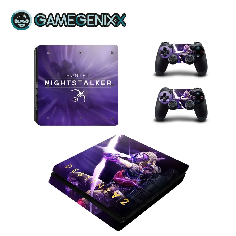 GAMEGENIXX виток винилопласта с наклейкой для PS4 Slim консоли и 2 контроллеров desnasty