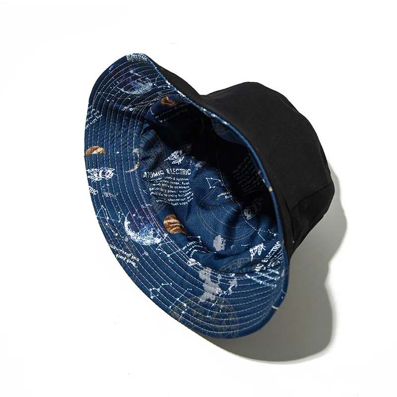 Дешевая Женская Рыбацкая шляпа Instagram козырек от солнца двухсторонний звездное