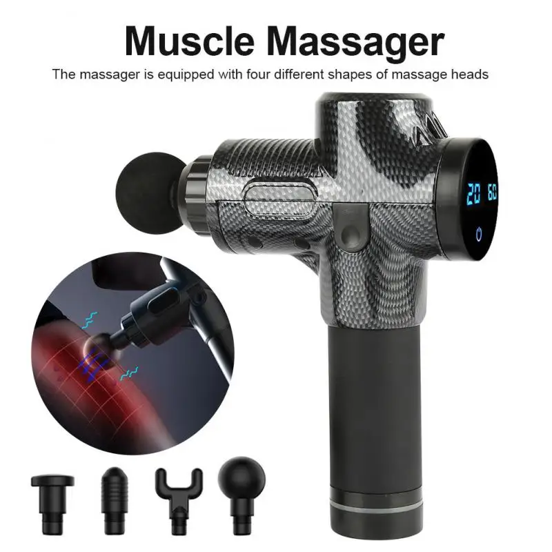 2019 Электрический массажер для мышц пистолет тренировок и упражнений