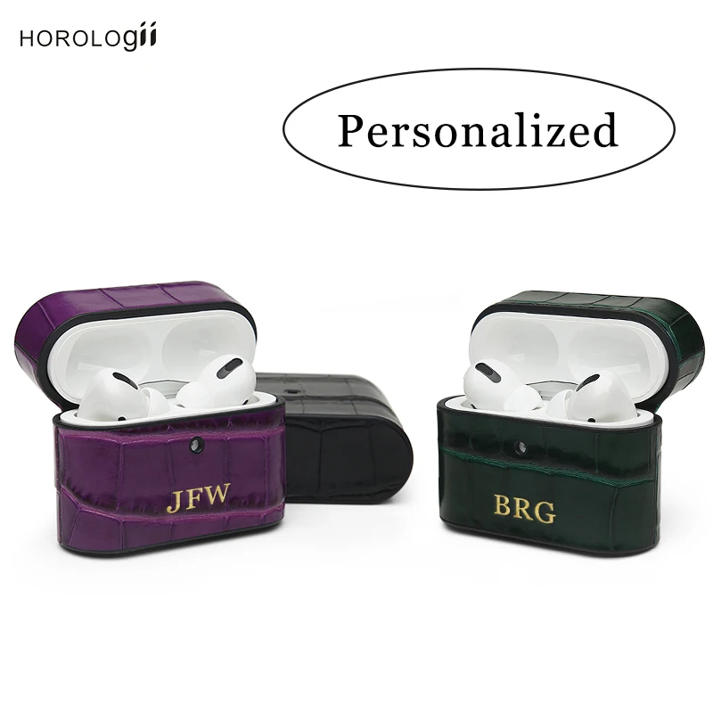 Индивидуальное обслуживание для роскошных кожаных чехлов horology Airpods Pro