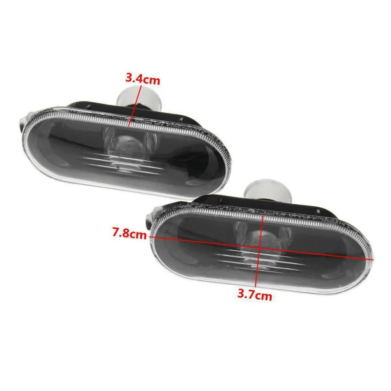 Новая пара для крыла дыма бампер огни боковые маркеры Volkswagen/VW Jetta Golf MK4 1999 2000 2001 2002