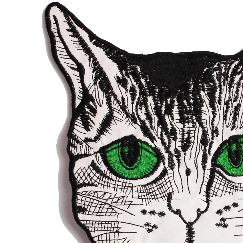 Вышивка GUGUTREE большие нашивки с кошками искусственные для одежды | Дом и сад