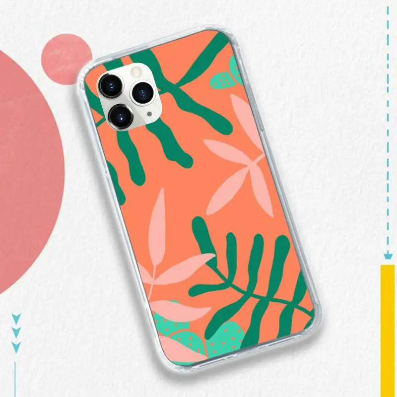 

Cactus Flower Leaf Retro Phone Case for iPhone 11 12 pro XS MAX 8 7 6 6S Plus X 5S SE 2020 XR