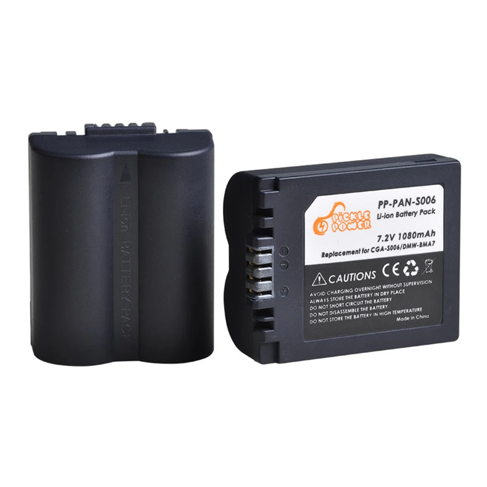 CGA-S006 DMW-BMA7 Батарея + светодиодный двойной USB Зарядное устройство для цифрового
