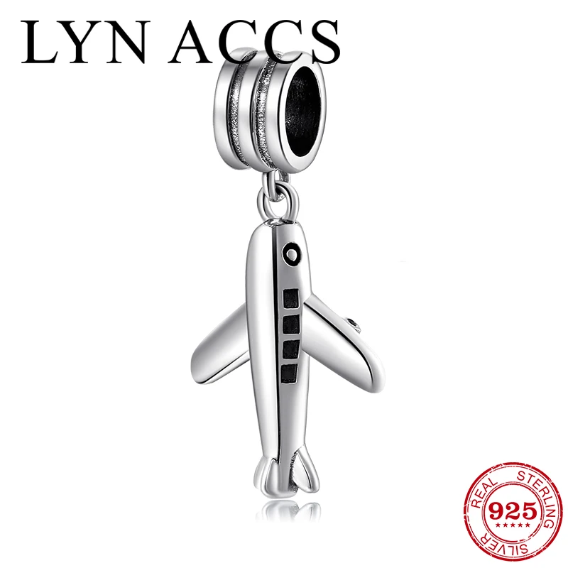 Креативные подвески бусины в форме вертолета серебряные ювелирные изделия