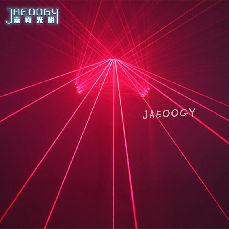 Новинка 2021 высококачественные красные лазерные перчатки светящиеся очки на день