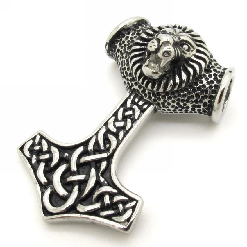 Огромный Молот Тора в стиле панк по лучшей цене кулон из нержавеющей стали 316L с