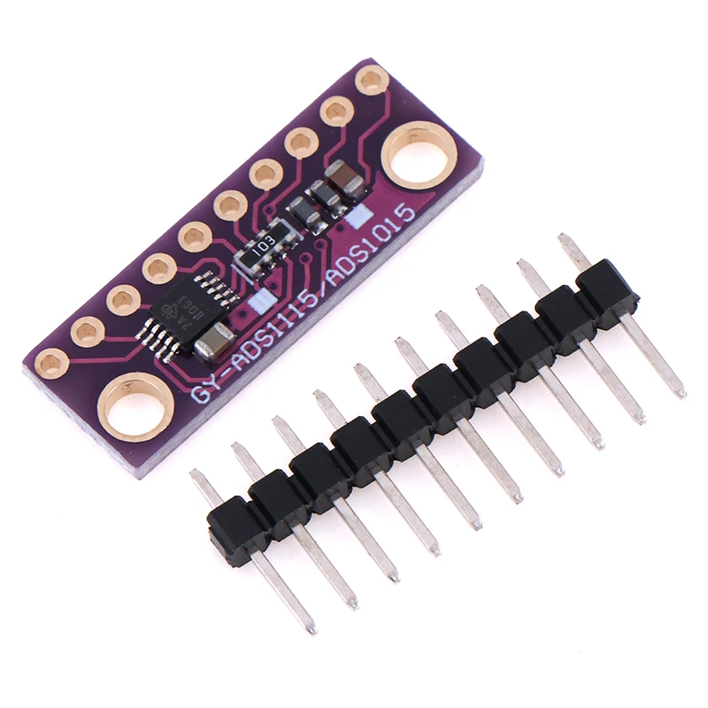 

I2C ADS1115 16 Bit ADC 4 Channel Module With Programmable Gain Amplifier 2.0V To 5.5V For Arduino RPi