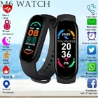Оригинальный бренд Xiaomi 2021 M6, умные часы для мужчин, женщин, детей, умные часы, монитор сердечного ритма, спортивный фитнес-браслет для iPhone, Xiaomi, Redmi, Android, часы