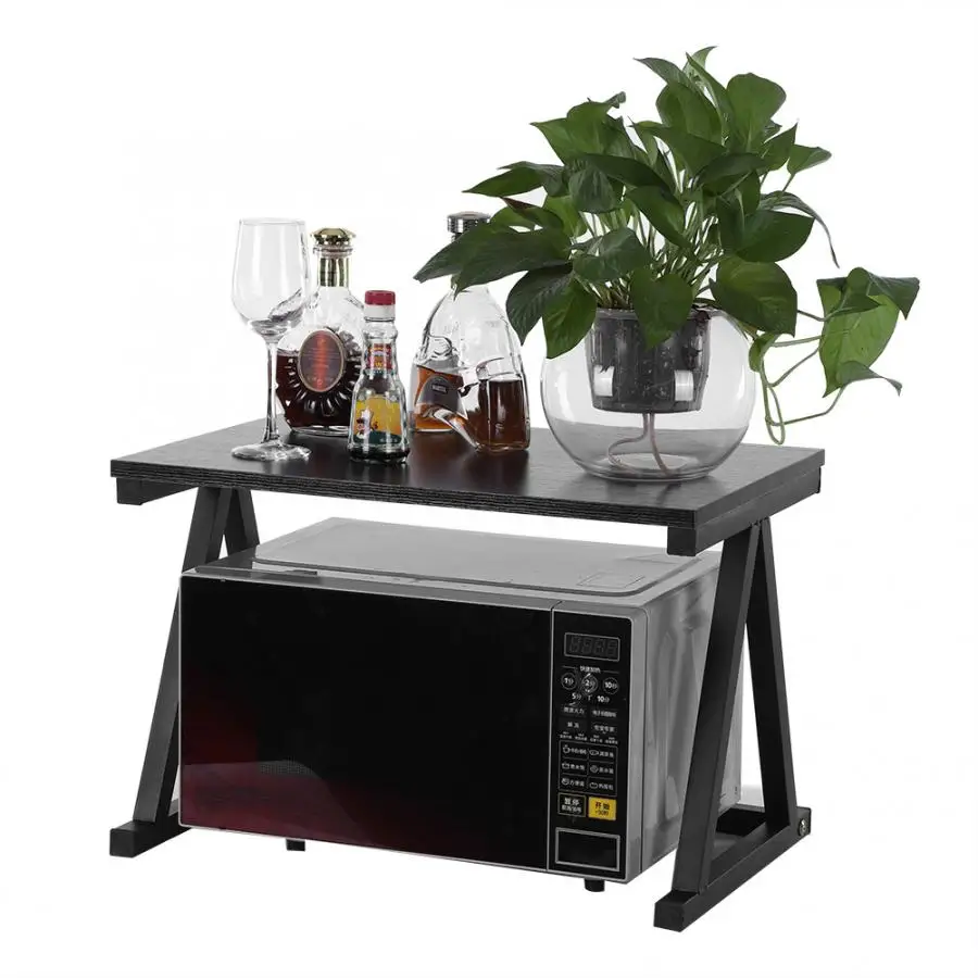 Стойка для микроволновой печи кухонный двухуровневый стеллаж хранения 1