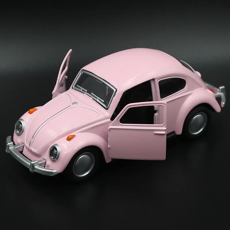 

Beetle Car Model retro classic car accessories 1:32 return force car alloy car toy baking cake decoration
