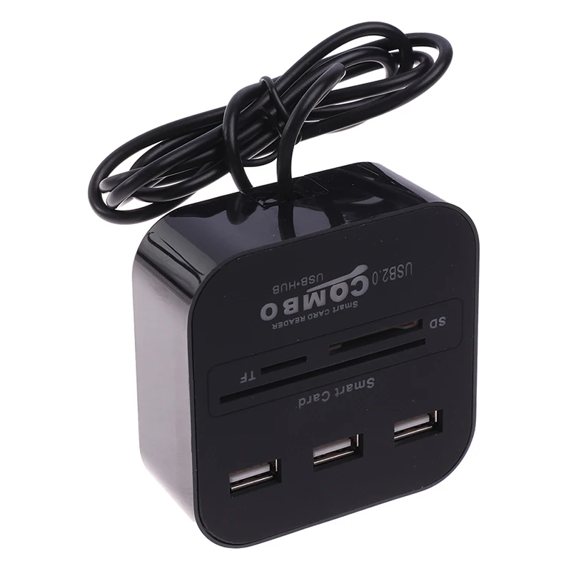 Все в 1 USB SIM считыватель смарт-карт для банковских карт IC/ID EMV SD TF CCID ISO 7816 |