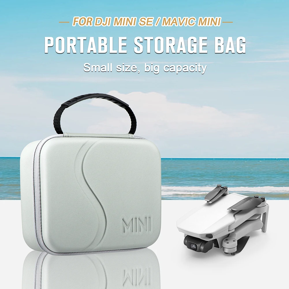 

Portable PU Leather Carrying Case for DJI Mini SE/ Mavic Mini Remote Controller Drone Accessories Storage Bag with Handle