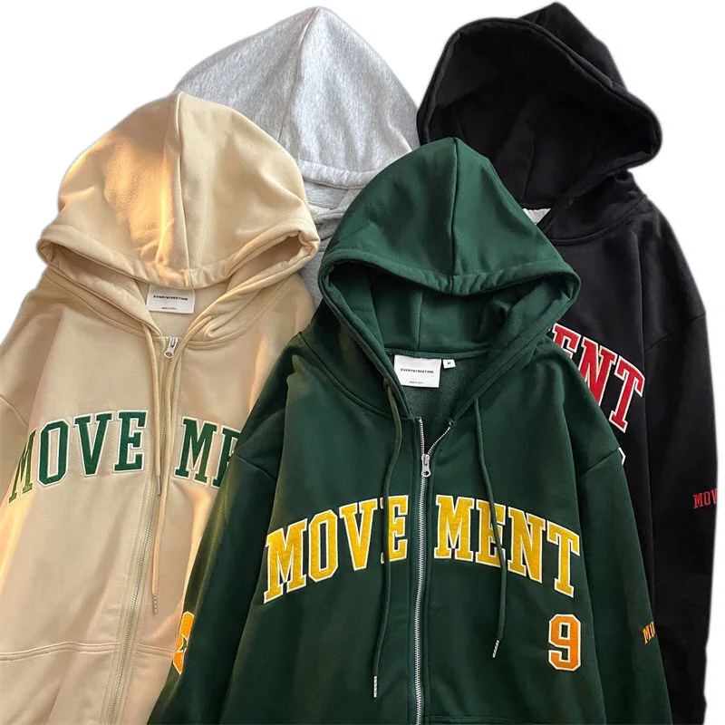 2021 Fall Winter Sweatshirts Women Long Sleeve Big Size Hoodies Kpop Clothes Casual Oversized Letter Printed Pockets Hooded 3XL