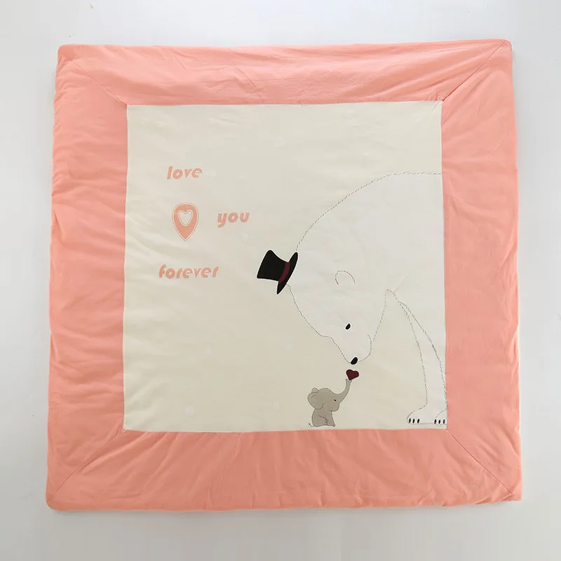 

Autumn and winter new newborn removable detachable gall cotton quilt 90 * 90cm baby cover blanket