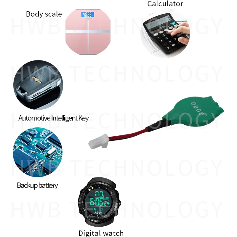 100PCS ML1220 ML 1220 Rechargeable 3V CMOS RTC Battery w/ Cable BIOS Backup Free shipping | Электроника