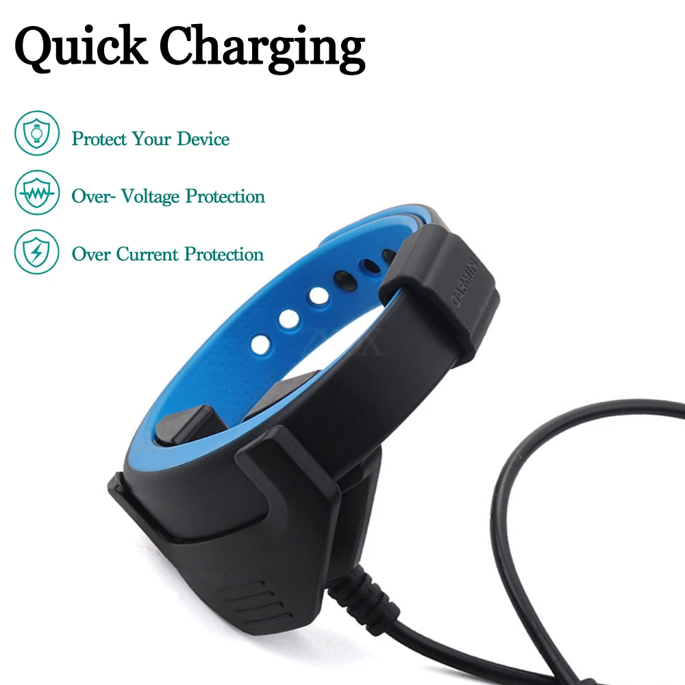 

USB Charger Dock For Garmin Vivosmart 1 Smart Band Portable Power Fast Charging Cable For Garmin Vivosmart Watch Accessories