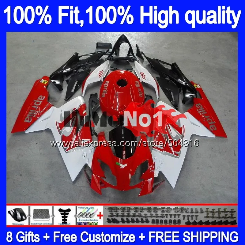 

Injection For Aprilia RS-125 RSV125 R 34MC.19 RS 125 2006 2007 2008 2009 2010 2011 RS125 06 07 08 09 10 11 Red white Fairing