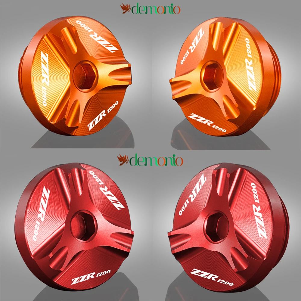 

For KAWASAKI ZZR1200 2002-2005 ZZR 1200 Motorcycle CNC Oil Filler Cap Plug Sump for kawasaki zzr1200 zzr 1200 02-05 2003 2004