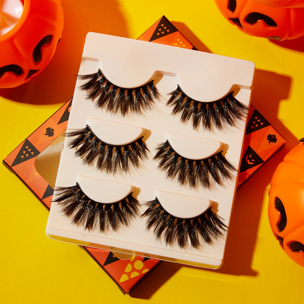 

3D накладные ресницы для макияжа натуральные густые ресницы из норки драматические искусственные удлиняющие шелковистые густые волосы удл...