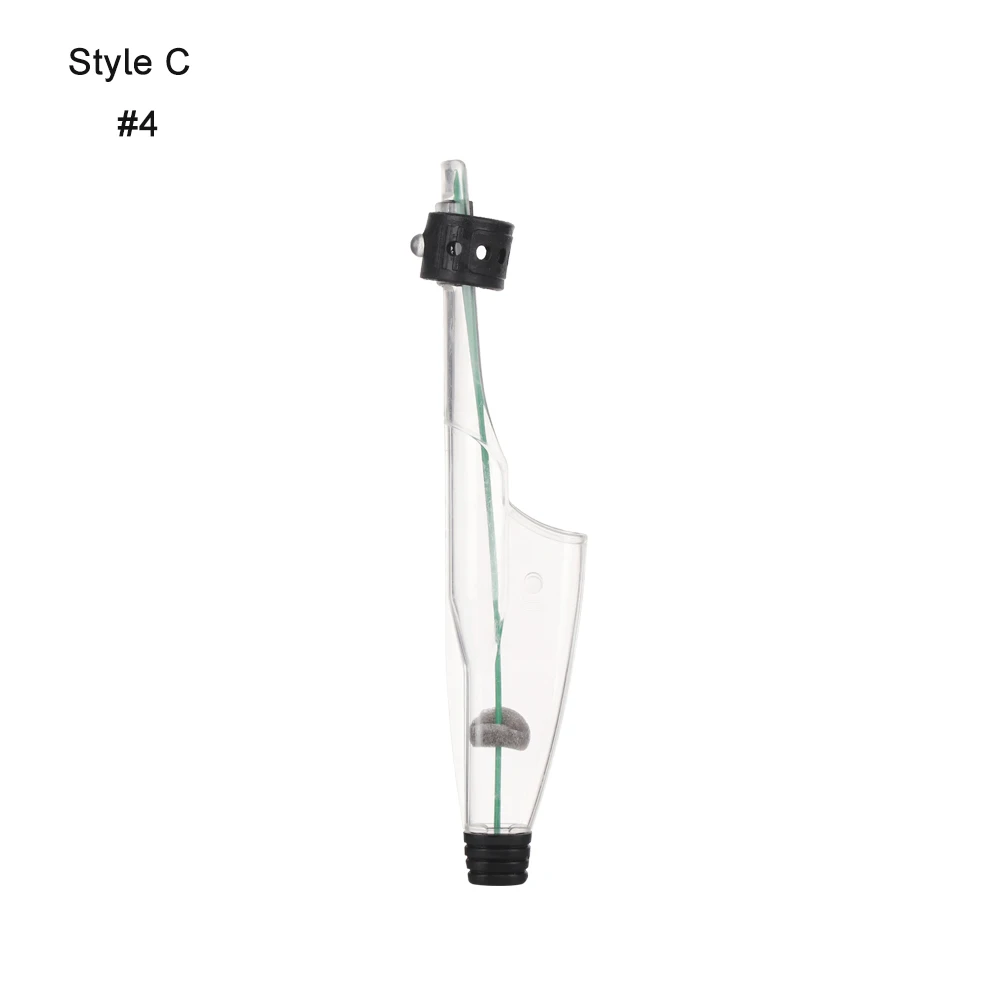 Style C4 1 шт., 4 стиля, прочное Прозрачное пластиковое рыболовное удилище, колпачок для защиты полюса, защитная крышка s Rod Hat, направляющая для удочки, аксессуары - Цвет: Style C4