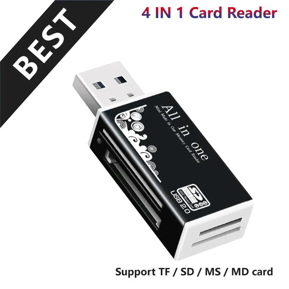 Кардридер USB 2 0 для SD Micro TF адаптер ноутбука аксессуары мульти смарт кардридер |