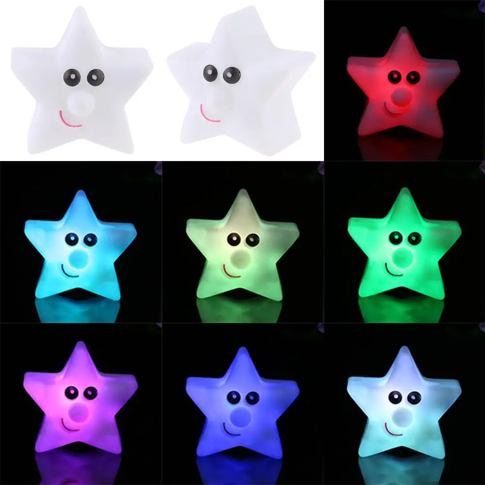 

Cute Shiny Star 7-Color Changing LED Lamp Decor Night Light Party Kids Gift