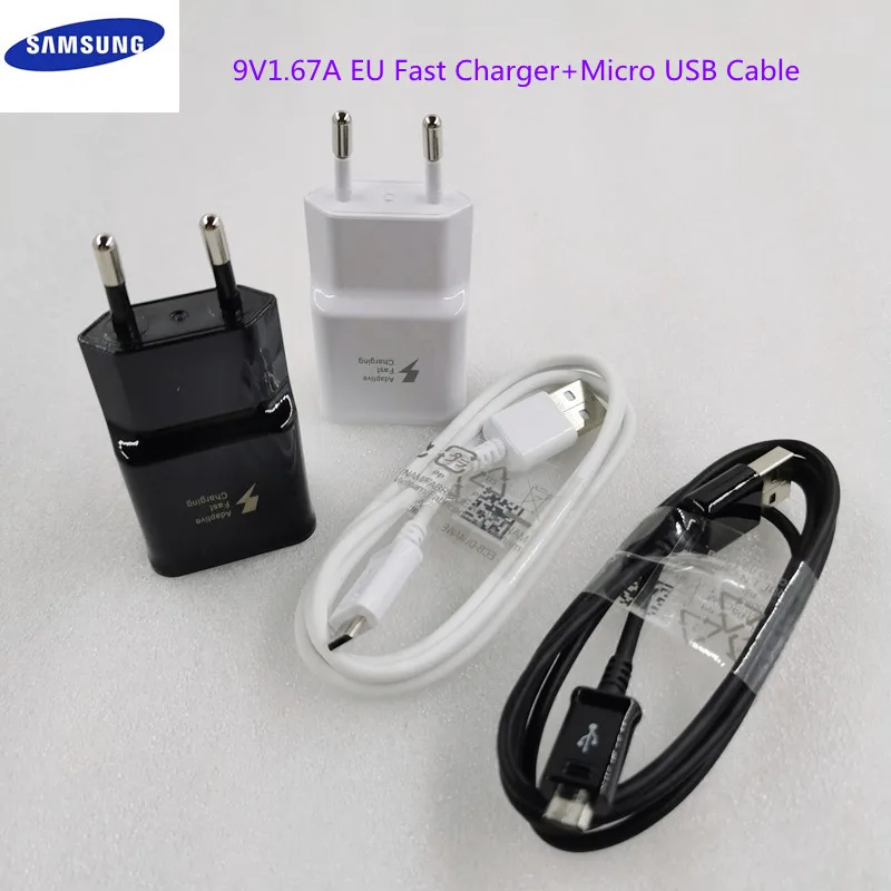 Зарядное устройство для SAMSUNG S6 9 В 2016 А настенный адаптер кабель Micro USB передачи